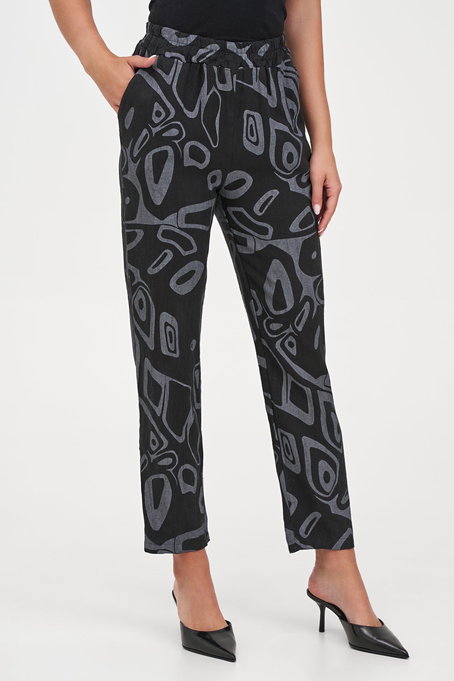 Linen Blend Trousers