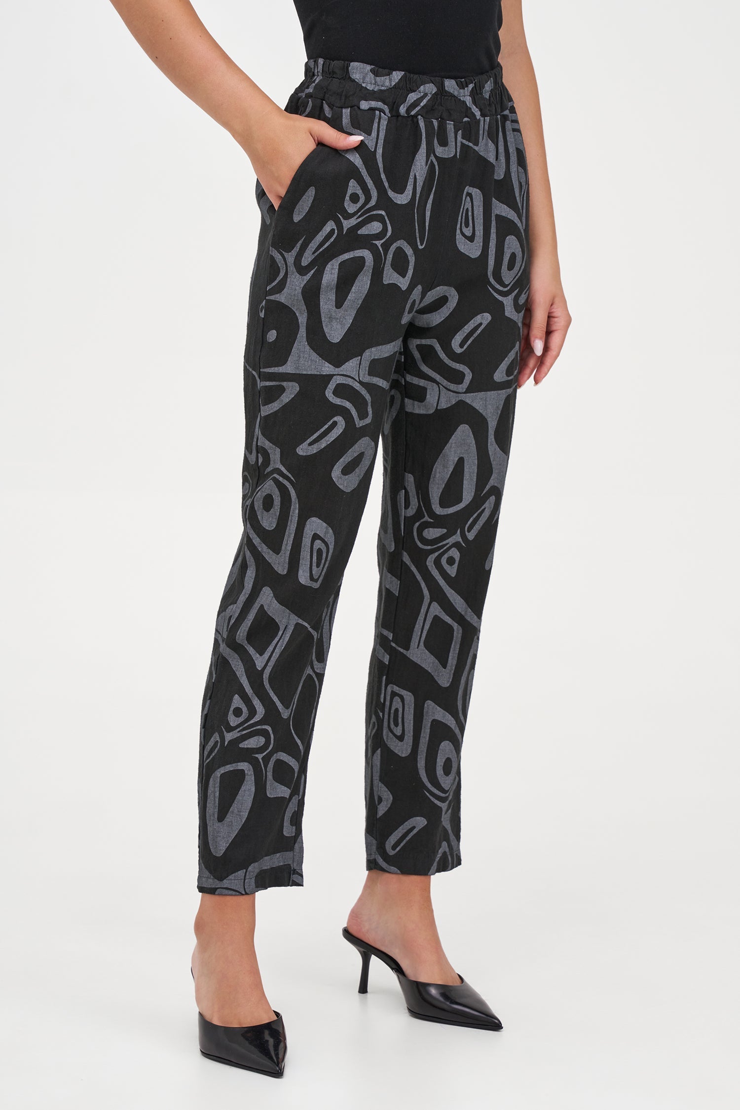 Linen Blend Trousers
