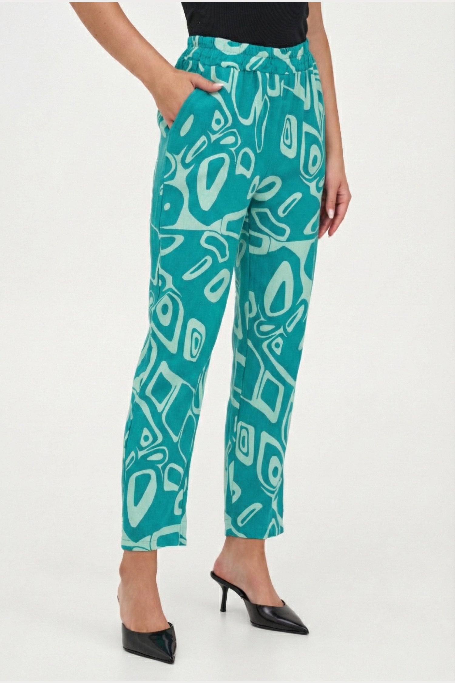 Linen Blend Trousers
