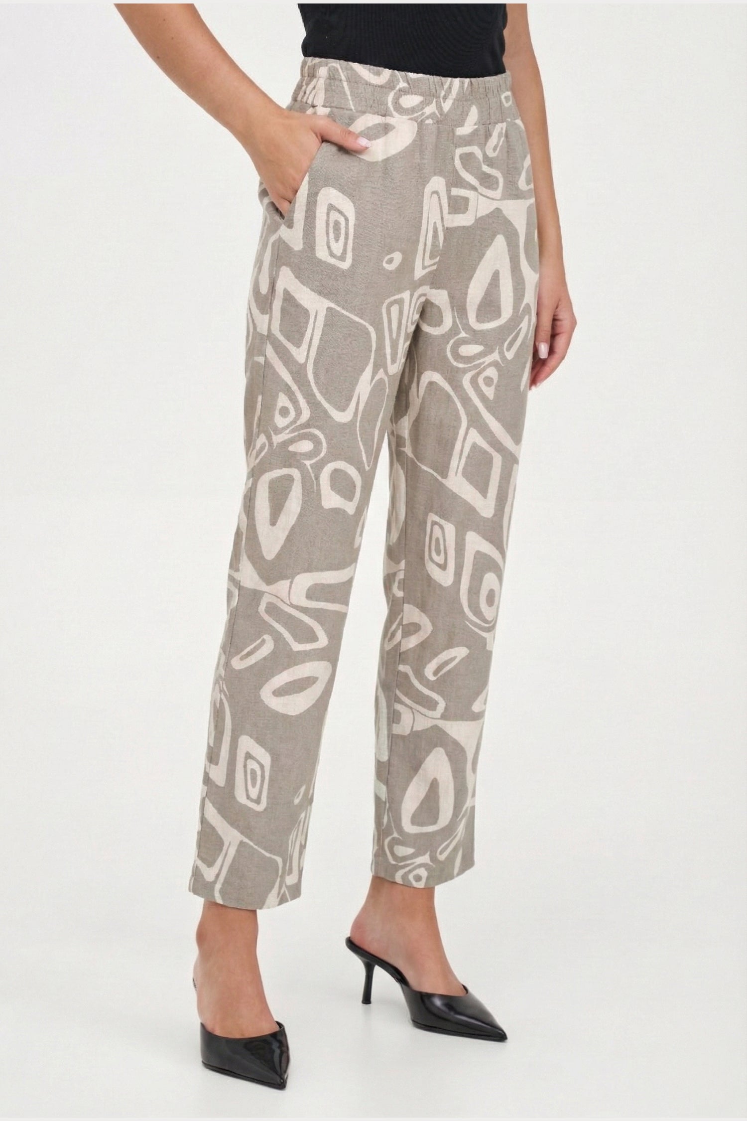 Linen Blend Trousers
