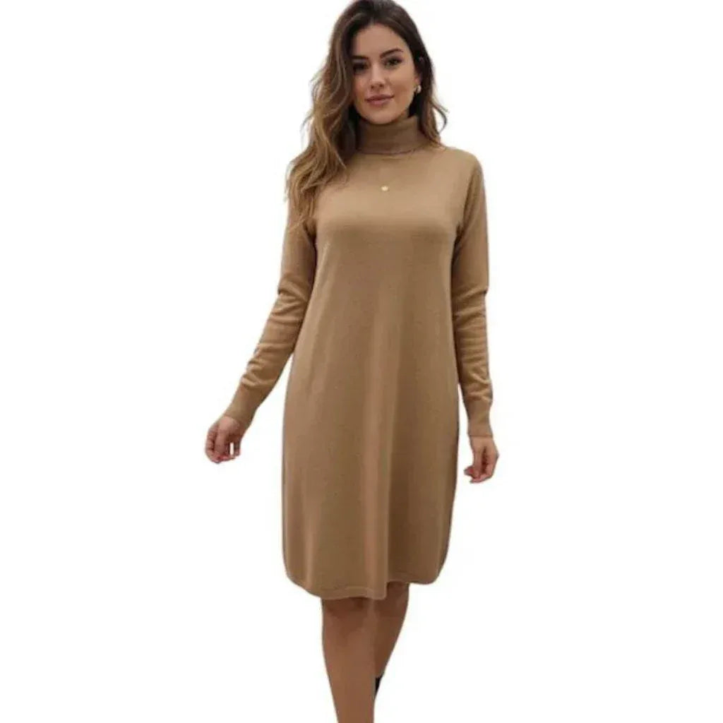 Midi Turtleneck Dress