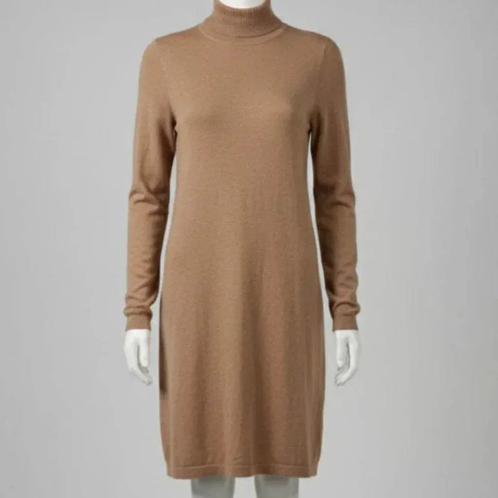 Midi Turtleneck Dress