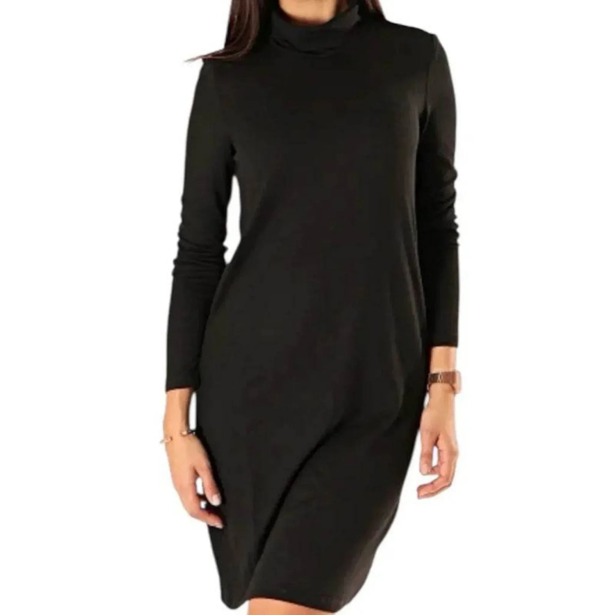 Midi Turtleneck Dress