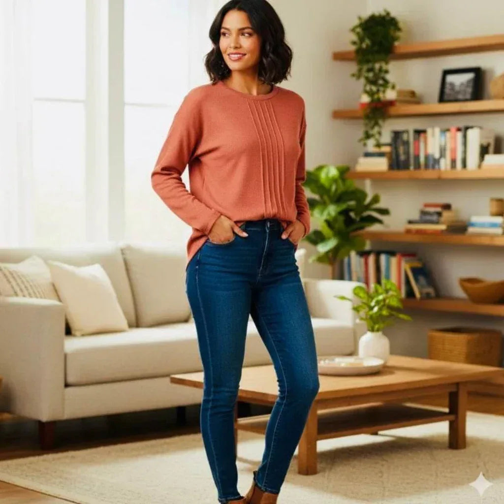 Pin Tucked Top